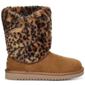 Ugg  W Dezi short Cheetah boots